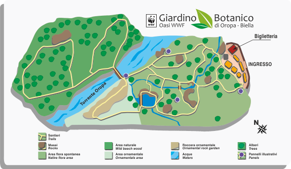 Mappa del Giardino